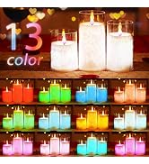 Homemory Color Changing Flameless Candles, Battery Operated LED Pillar Candles, Fake Electric Can...