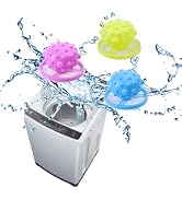1Pc Yellow Pet Hair Remover for Laundry Reusable Hair Catcher Laundry Float Trap Mesh Bag Washing...