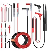 Proster 9pcs Multimeter Test Leads Set - Multimeter Electrical Testing Kit with Alligator Clips, ...