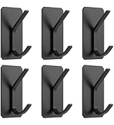 PMMASTO Self-Adhesive Towel Hooks - Sticky Heavy Duty Wall Robe Coat Hook for Hanging- Shower Hoo...