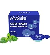 MySmile Water Flosser Mouthwash, Travel Size Concentrated Mouth Wash for Adults, 15x Concentrated...