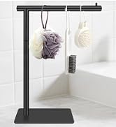 Hand Towel Holder, Stainless Steel Towel Holder Stand for Bathroom, L-Shaped Hand Towel Rack Stan...