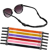 SMARTTOP Adjustable Glasses Strap-6 Pack No Tail Eyeglass Straps Eyewear Retainer Sport Unisex Su...