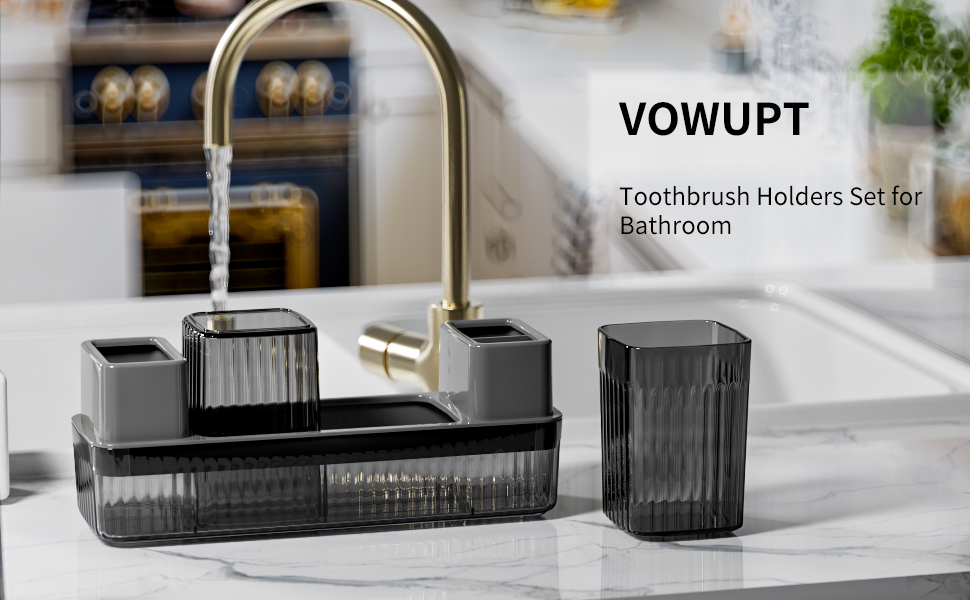 bathroom toothbrush organizer