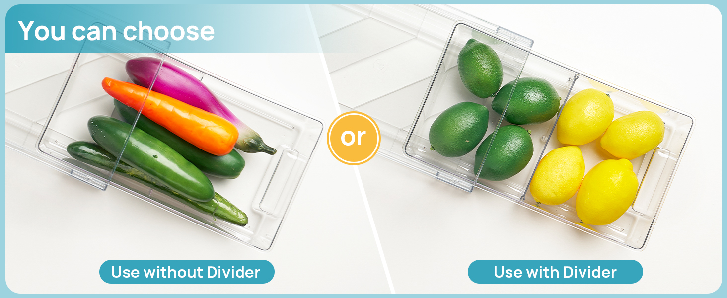 refrigerator organizers and storage