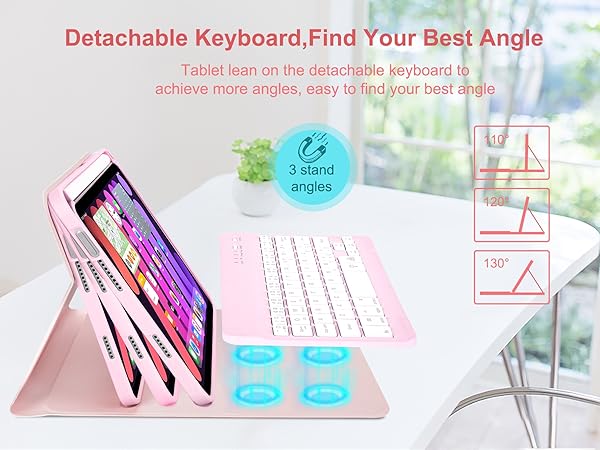 iPad mini A17 Pro keyboard case with mouse