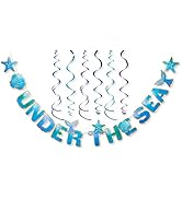 American Greetings Mermaid Party Supplies, Banner Decoration Kit (7-Count)