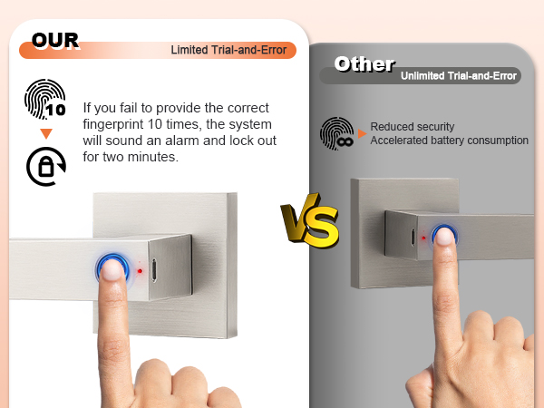 nickel door handle