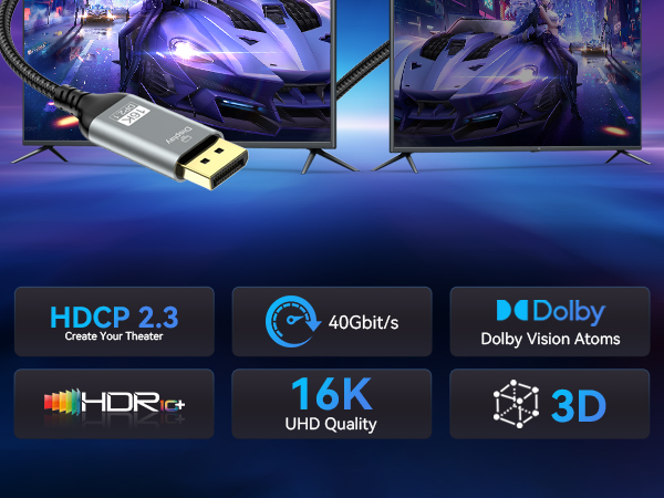 usb c to displayport cable 2.1