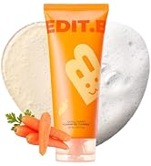 EDIT.B Joyfull Carrot Foaming Gel Cleanser, Gentle Deep Pore Cleansing Face Wash, Removes Makeup,...