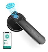 FDA01 fingerprint door lock with app control black