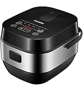 Rice Cooker, Food Steamer, Slow cooker, All in One Digital Programmable Rice Cooker with 10 Prese...