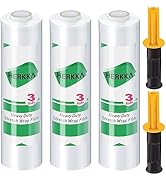 Stretch Film, HERKKA Stretch Wrap with Handles Industrial Strength, Moving Wrapping Plastic Roll,...