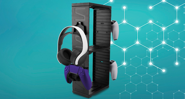 Game Storage Tower for PS5/ PS4/ Xbox Series