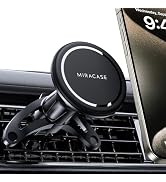 Miracase for MagSafe Car Mount, Strong Magnetic Phone Holder for Car Vent, 360° Rotation Hands Fr...