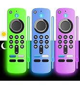 (3 Pack) Soft Silicone Remote Cover for (newestmodel) tv Stick HD, 4K Remote Controls, Stick Cove...