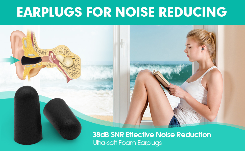 Foam Earplugs for Noise Cancelling
