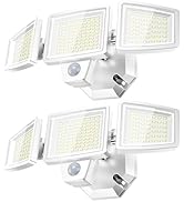 PURICH LED Security Lights Motion Sensor Outdoor Lights, 5000K Daylight, IP65 Waterproof, Dusk to...