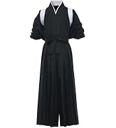 Japanese Samurai Hakama Uniform Traditional Aikido Kendo Martial Arts Anime Costume