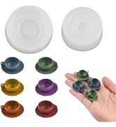 Mini Coffee Cup Shape Resin Silicone Molds 3D Tiny Cups Epoxy Casting Molds for DIY Micro Resin D...
