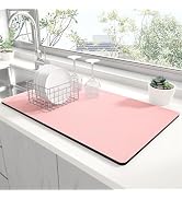 Rnivvi Dish Drying Mat for Kitchen Counter, 12 x 19