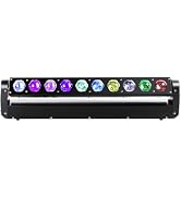 SHEHDS Moving Head Led Light Bar LED 10x40W, RGBW 4IN1, with Beam Effect 2° Beam Angle, DMX 512 &...