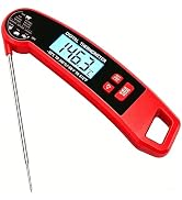Meat Thermometer Digital – Instant Read Food Thermometer for Cooking, Grilling, BBQ, Air Fryer, C...