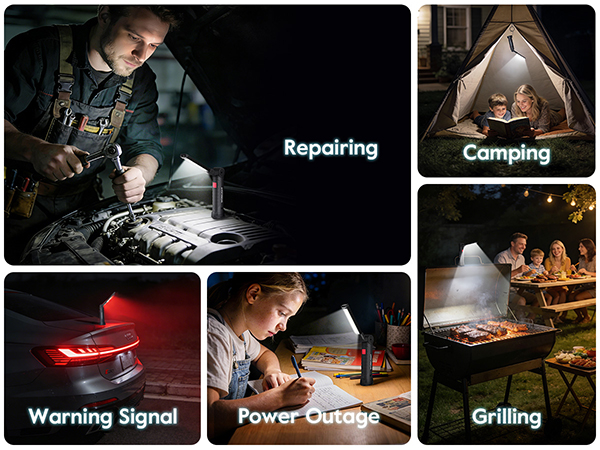 portable work light for camping grill emergency