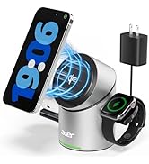 Acer S2 3 in 1 Charging Station for Apple - Qi2 15W iPhone Wireless Charging Station, Magsafe Cha...