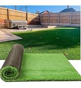Petgrow Luxurious Artificial Grass 1.77 Inch Pile Height Ultrathick Turf 7 X 15 Feet,Indoor/Outdo...