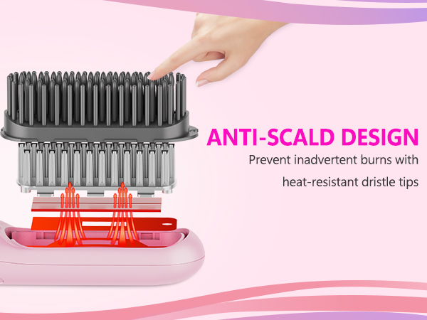 hair brush straightener for women