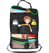 EPAuto Premium Car Backseat Organizer for Baby Travel Accessories, Kids Toy Storage, Back Seat Pr...