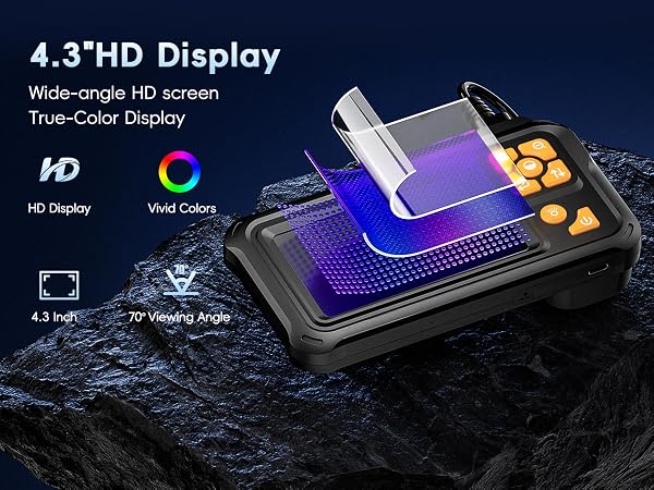 endoscope camera with light