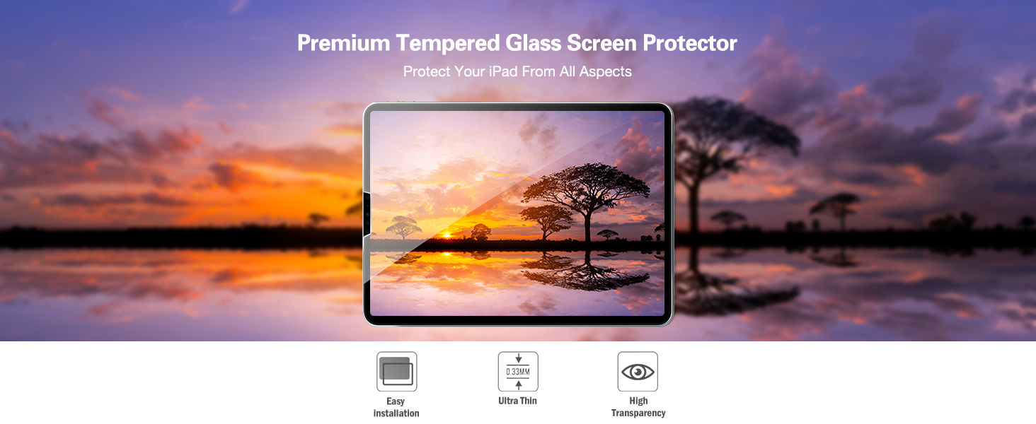 2+2 Pack Screen Protector for iPad Pro 11 inch