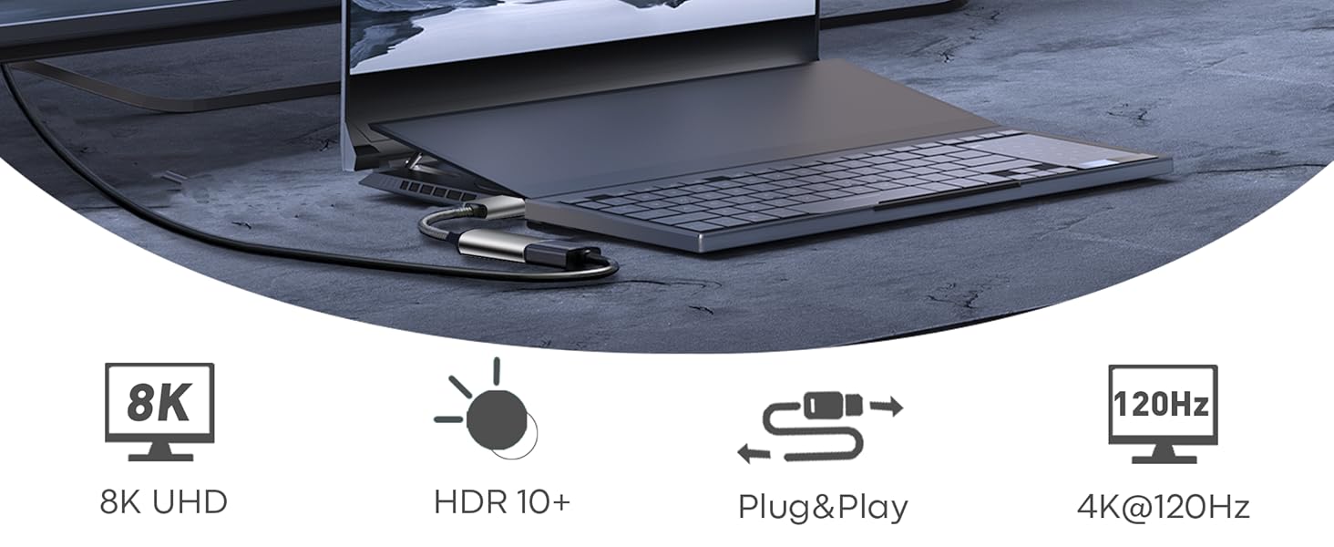 DISPLAYPORT TO HDMI ADAPTER