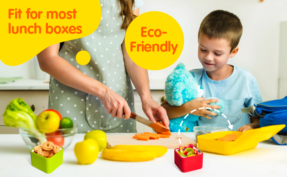 Silicone Bento Lunch Box Dividers