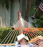 Lazy Daze Hammocks 10.5 FT Outdoor Arc Wood Hammock Stand, 2 Person Hard Pine Wood Hammock Stand ...