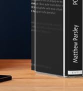 Acrylic Bookends 03