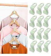 50 PCS Space Saving Hanger - 2025 New Clothes Hanger Connector Hooks, Stacking Hanger Hooks Space...