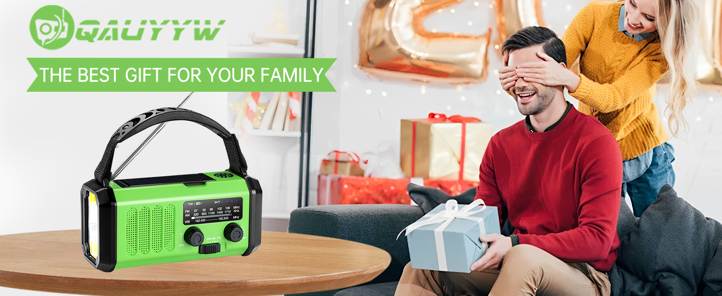 crank radio flashlight cell phone charger