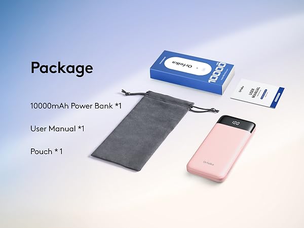 portable charger with built in cables