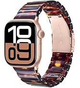 V-MORO Compatible with Apple Watch Resin Bands Series 8/7/9/10 38/41/40/42mm(S10),46/45/44/42mm F...