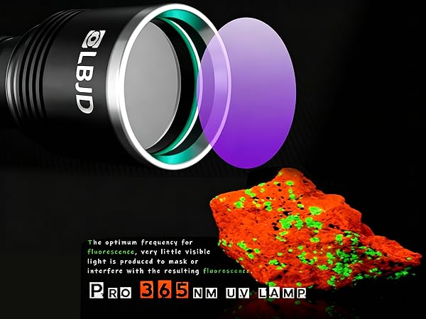 365NM uv Black Light flashlight