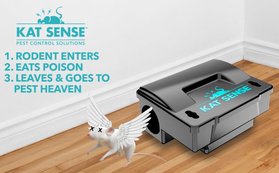 Bait Box to Control Mice MOUSE TRAPS INDOOR OUTDOOR