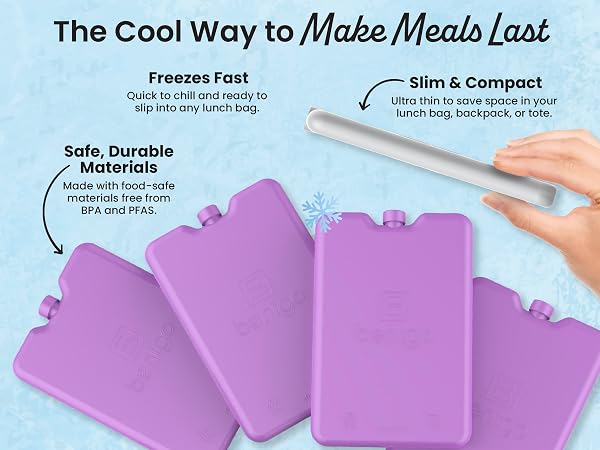 slim ice pack, thin ice pack, cooler ice pack, ice packs for cooler, quick freeze ice pack set