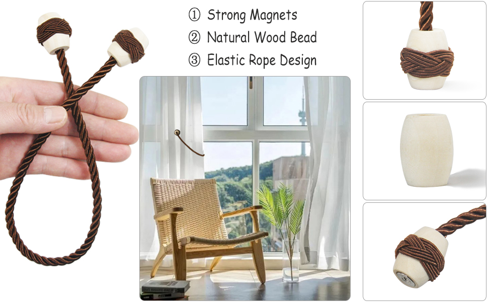 CURTAIN TIEBACKS