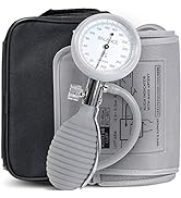 Greater Goods Sphygmomanometer, Latex-Free, Manual Blood Pressure Monitor, Gray