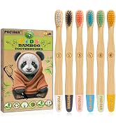 paeyaer ?????? Bamboo Kids Toothbrushes 6 Pack - BPA Free Soft Bristles Toothbrushes, Eco-Friendl...