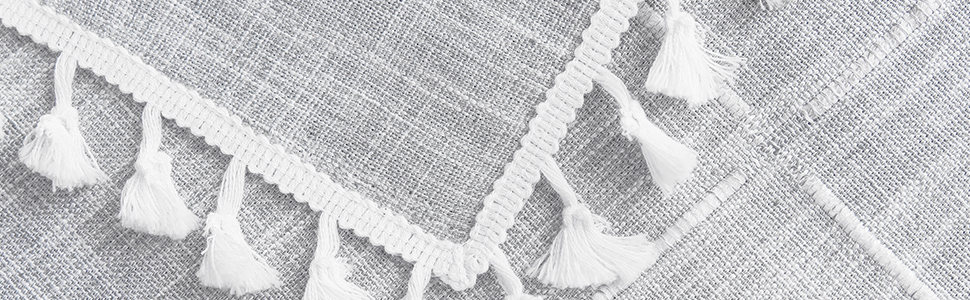 Elegant tassel tablecloths