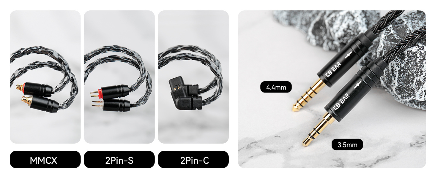 mmcx cable 3.5mm, QDC iem cable